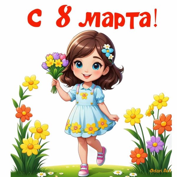 плакат 8 марта