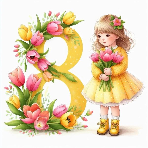 8 марта детские