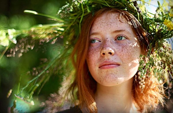 рыжие веснушки