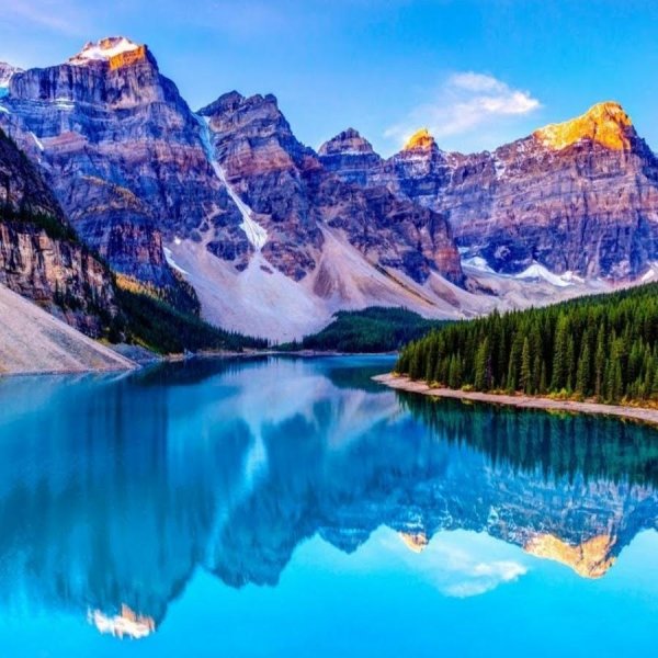 озеро морейн канада