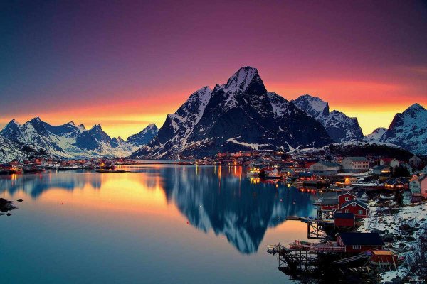 лофотенские острова норвегия