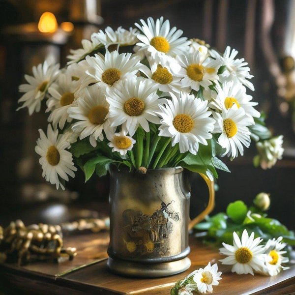 с ромашками