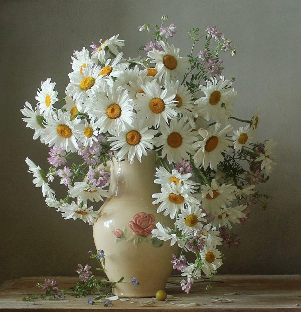 марина филатова фотонатюрморты ромашки