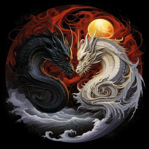 дракон красивый