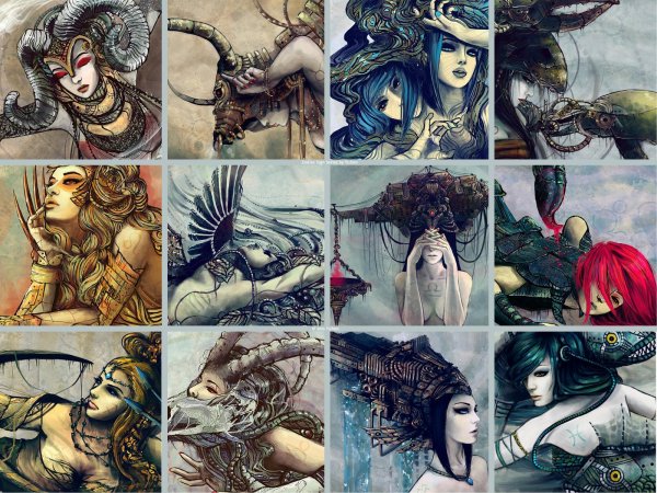 знаки зодиака арт