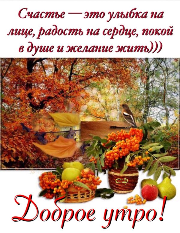 с добрым осенним утречком