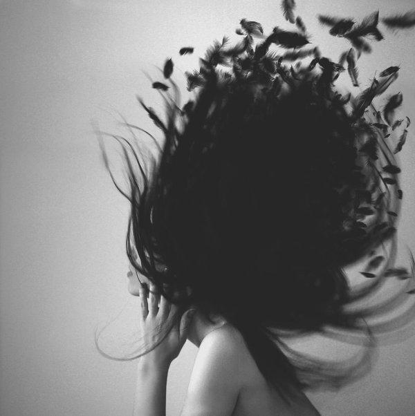 женщина волосы