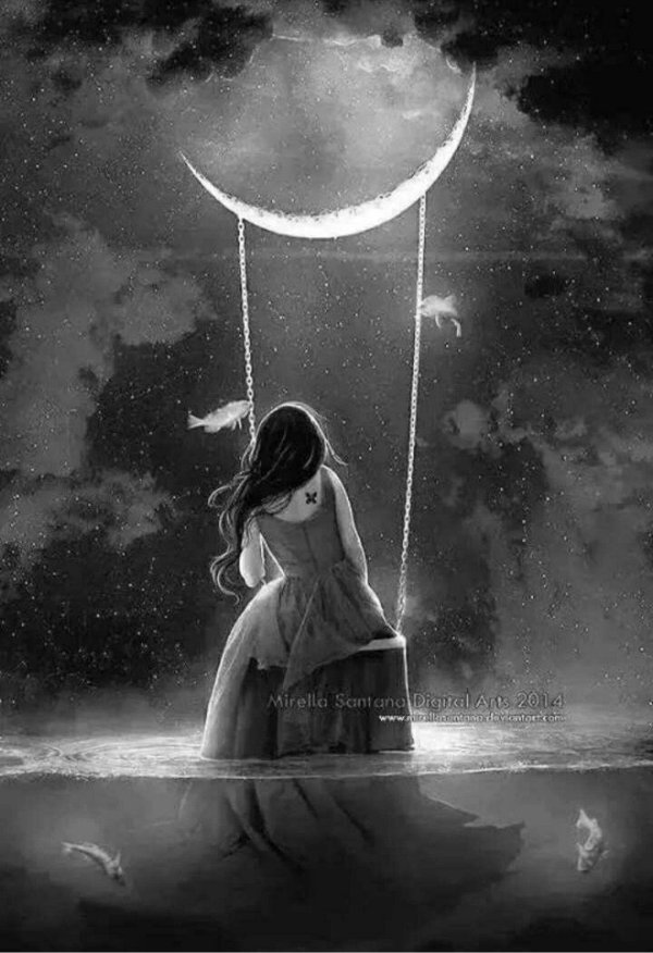 картины с луной