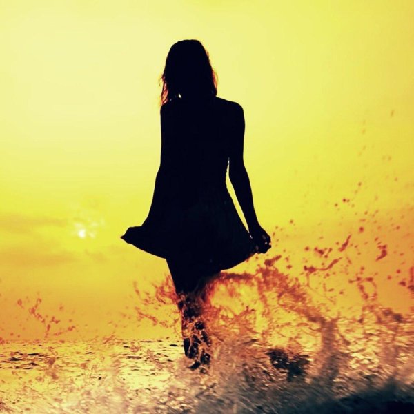 силуэт девушек