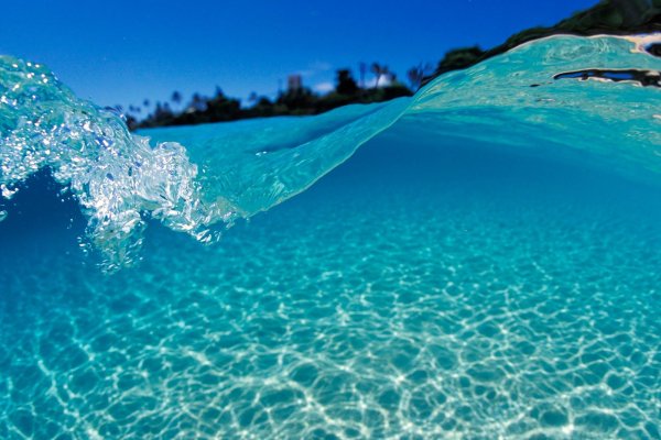 crystal clear water
