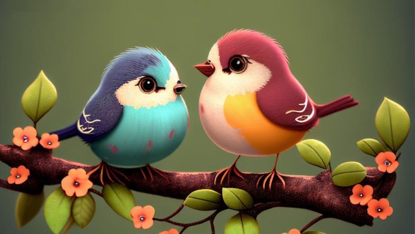 птички мультик