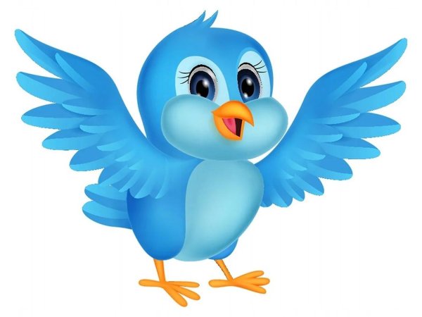 мультяшная птичка