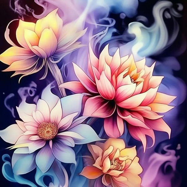 лотос рисунки