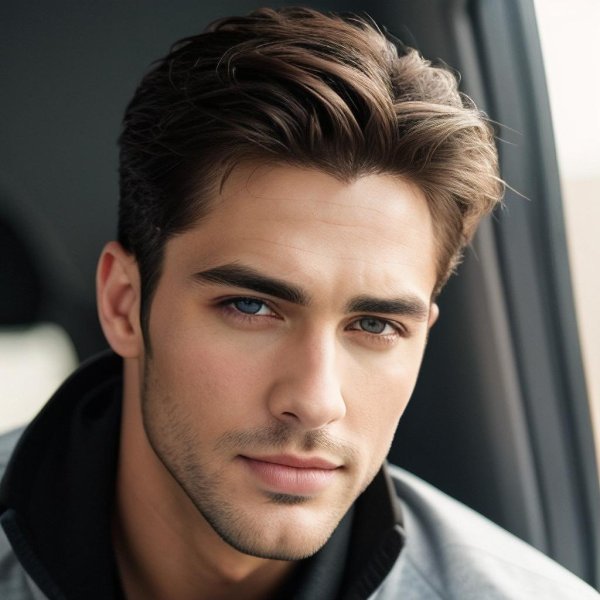 красивое мужское лицо