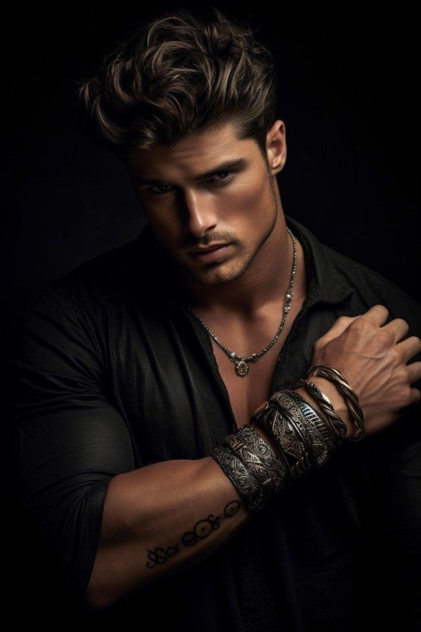 мужское прическа