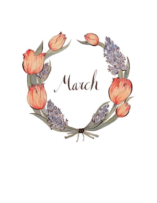 венок рисунок