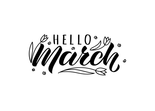 march леттеринг
