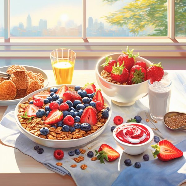 сбалансированный завтрак