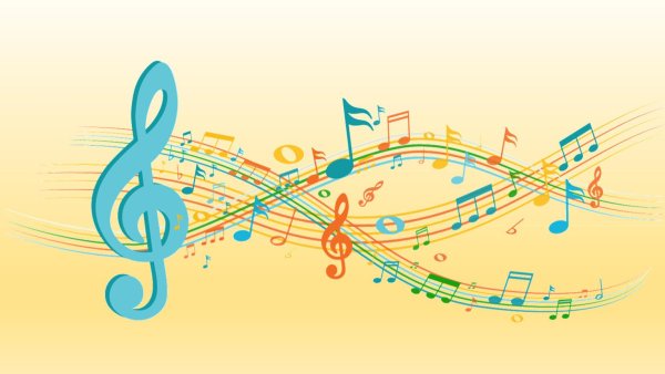 цветные нотки