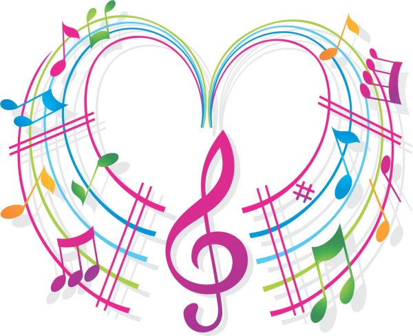 цветные нотки