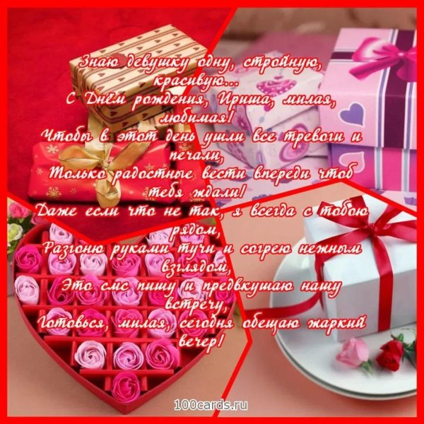 подарки девушке на день рождения