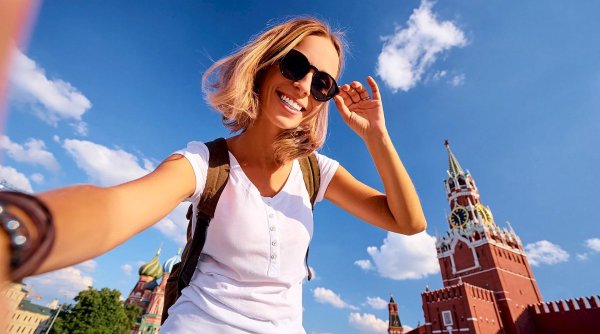 селфи на красной площади