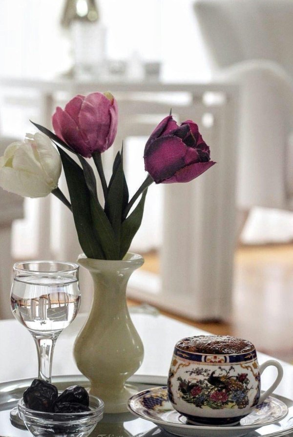 ваза тюльпанов
