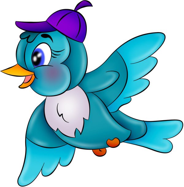 птичка рисунки