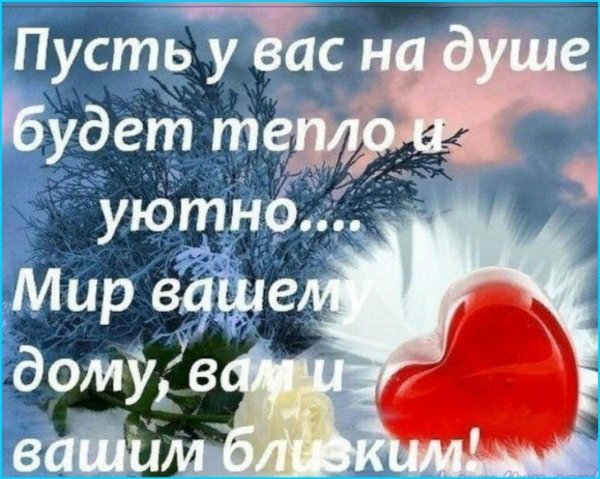любви тепла добра