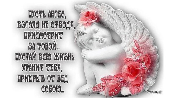 ангелочек хранит тебя