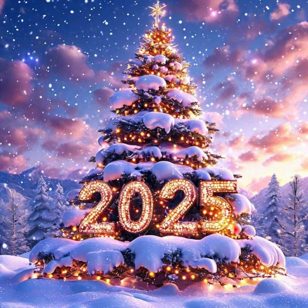 новый год 2025 открытка