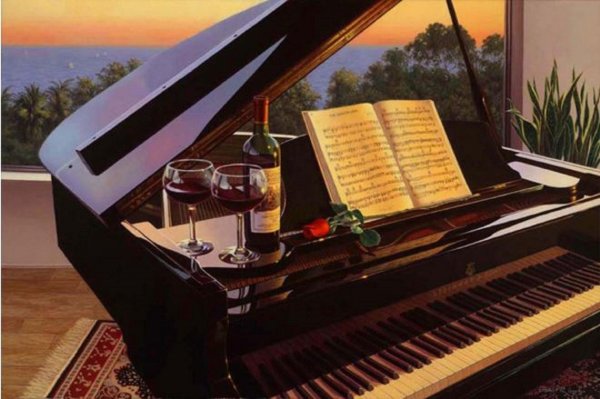 романтическое пианино