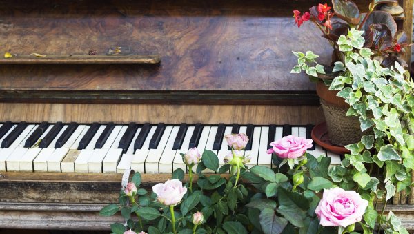 красивое пианино