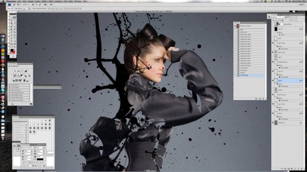 рисунок в фотошопе