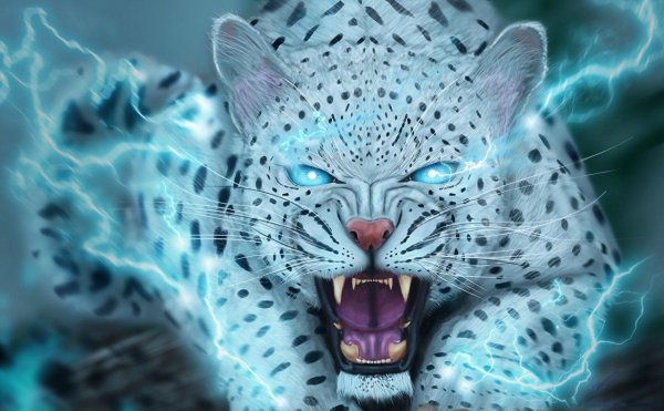 неоновый тигр