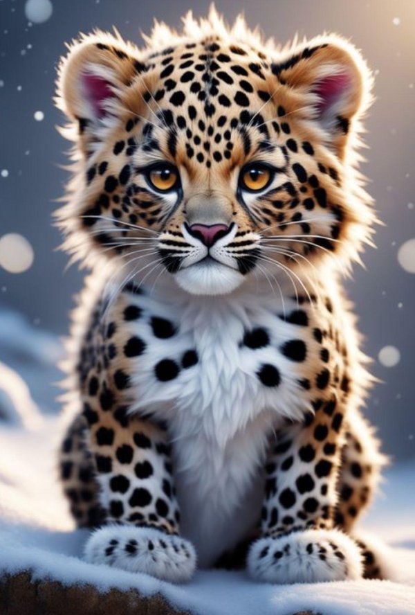 леопард для детей