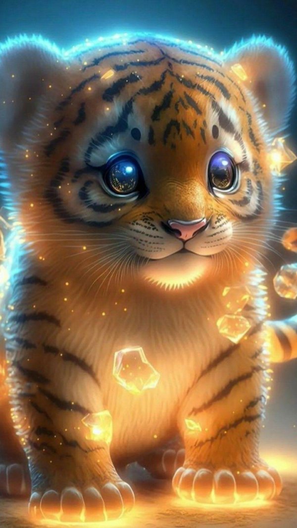 мультяшный тигренок