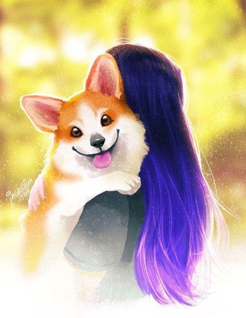 мультяшные корги