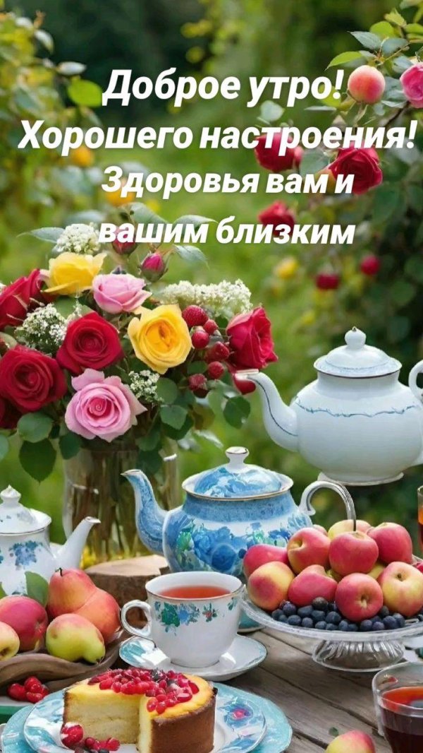 доброе утро здоровья и хорошего настроения