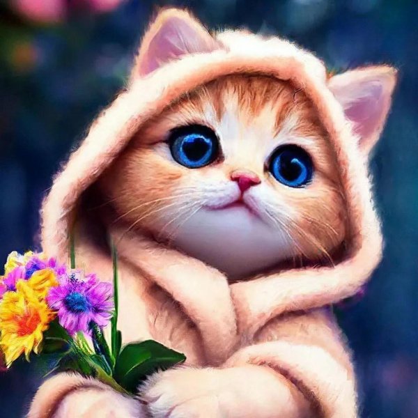 котики милые