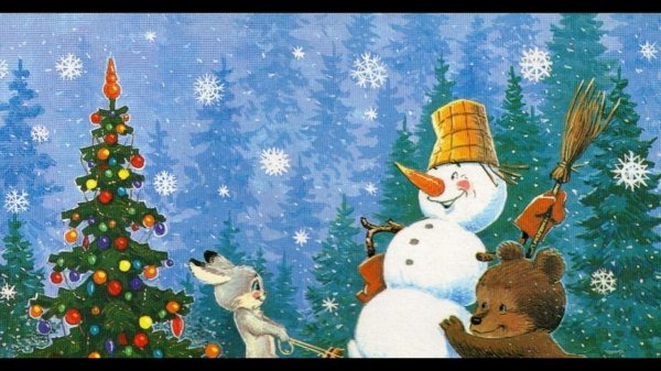 новогодние открытки ссср