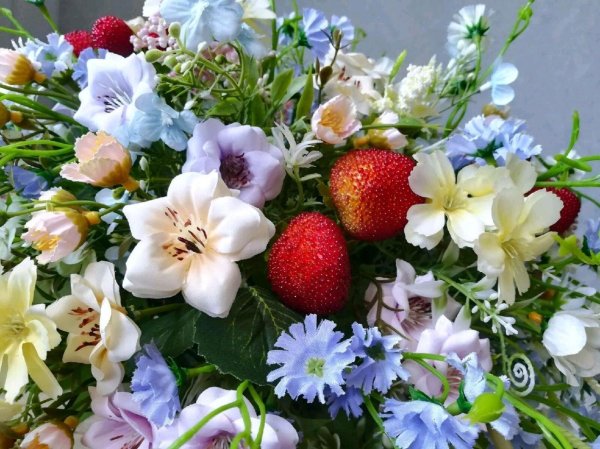 летние букеты