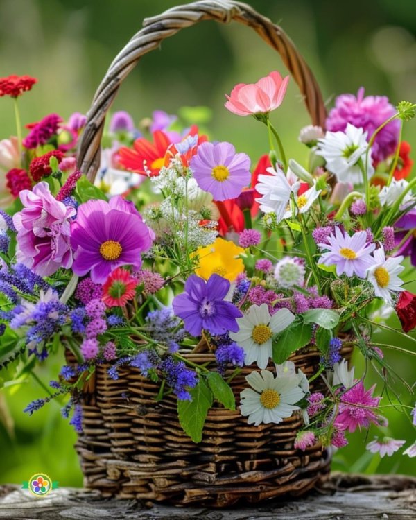 букет из полевых цветов