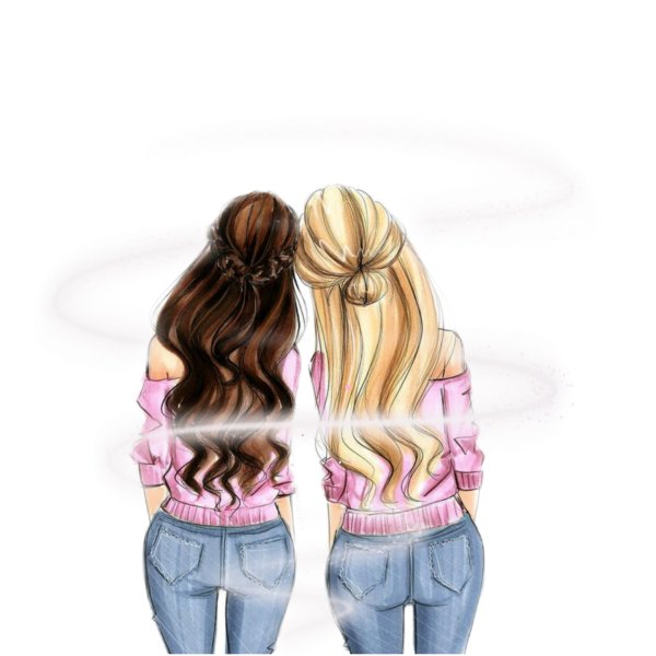 рисунок подруг