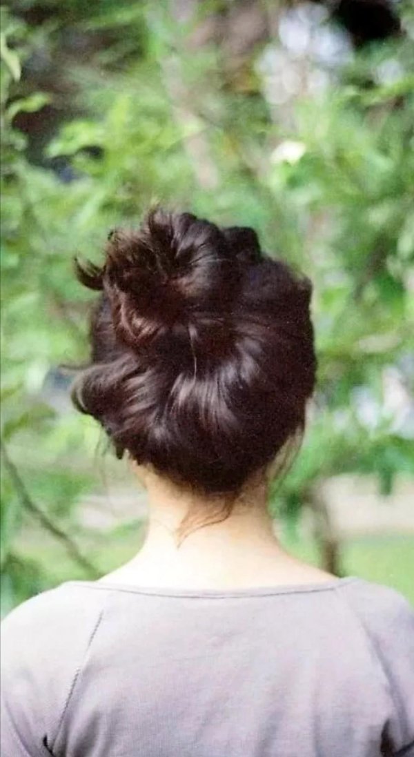 пучок сзади