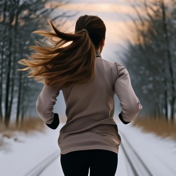 зимняя пробежка