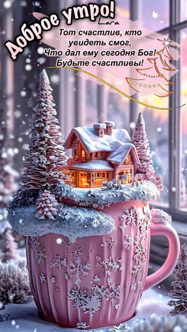 с добрым зимнем утром