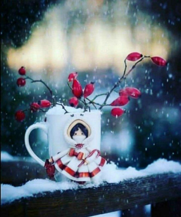 прекрасного снежного утра