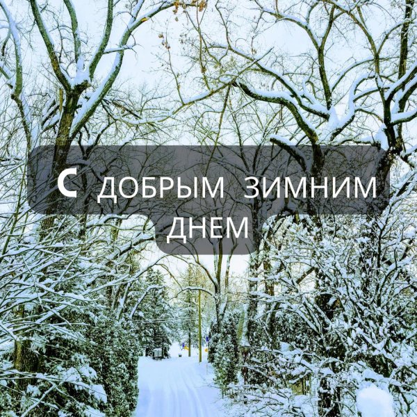 Доброго зимнего денечка