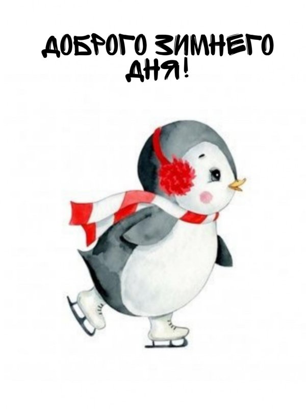 пингвин на коньках